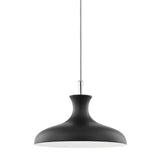 Cassidy Pendant by Mitzi, Finish: Polished Nickel/Black-Mitzi, Size: Small, | Casa Di Luce Lighting