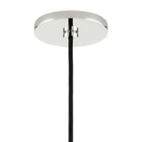 Cassidy Pendant by Mitzi, Finish: Aged Brass/Soft Off White-Mitzi, Polished Nickel/Black-Mitzi, Size: Small, Large, | Casa Di Luce Lighting
