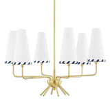 Cassie Chandelier by Mitzi, Finish: Brass Aged, , | Casa Di Luce Lighting