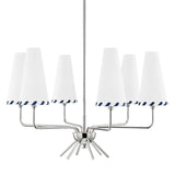 Cassie Chandelier by Mitzi, Finish: Brass Aged, Nickel Polished, , | Casa Di Luce Lighting
