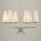 Cassie Chandelier by Mitzi, Finish: Brass Aged, Nickel Polished, , | Casa Di Luce Lighting