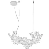 Hanami Suspension by Slamp, Size: Small, Cord color: Clear, | Casa Di Luce Lighting