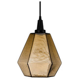 Hedra Pendant Light by Hammerton, Color: Chilled Smoke-Hammerton Studio, Chilled Clear-Hammerton Studio, Chilled Bronze-Hammerton Studio, Chilled Amber-Hammerton Studio, Finish: Metallic Beige Silver, Nickel Satin, Gunmetal, Black Matte, Heritage Brass, Gilded Brass, Bronze Oil Rubbed, Flat Bronze, | Casa Di Luce Lighting