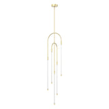 Honour Multi Light Pendant by Alora, Finish: Natural Brass, , | Casa Di Luce Lighting