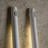 White Tobia Pitchfork Floor Lamp by Karman