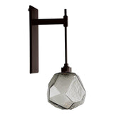 Gem Tempo Sconce by Hammerton, Color: Smoke, Finish: Flat Bronze, | Casa Di Luce Lighting