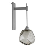 Gem Tempo Sconce by Hammerton, Color: Smoke, Finish: Metallic Beige Silver, | Casa Di Luce Lighting