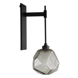 Gem Tempo Sconce by Hammerton, Color: Smoke, Finish: Matt Black, | Casa Di Luce Lighting