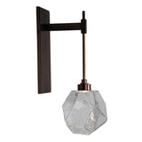 Gem Tempo Sconce by Hammerton, Color: Clear, Finish: Bronze Oil Rubbed, | Casa Di Luce Lighting