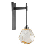 Gem Tempo Sconce by Hammerton, Color: Amber, Bronze, Clear, Smoke, Finish: Flat Bronze, Gilded Brass, Gunmetal, Heritage Brass, Matt Black, Metallic Beige Silver, Bronze Oil Rubbed, Nickel Satin, | Casa Di Luce Lighting
