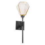 Hedra Bel Vedere Wall Sconce by Hammerton, Color: Chilled Amber-Hammerton Studio, Finish: Gunmetal, | Casa Di Luce Lighting