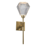 Hedra Bel Vedere Wall Sconce by Hammerton, Color: Chilled Clear-Hammerton Studio, Finish: Heritage Brass, | Casa Di Luce Lighting