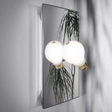 Idea Applique Wall Light by Slamp, Color: White, Mirror-Slamp, , | Casa Di Luce Lighting