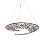 Amalgama Chandelier by IDL, Finish: Burnished Corten-IDL, Black Aubergine-IDL, Light Gold-IDL, Burnished Corten/Light Gold-IDL, Burnished Corten/Black Aubergine-IDL, , | Casa Di Luce Lighting