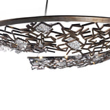 Amalgama Chandelier by IDL, Finish: Burnished Corten-IDL, Black Aubergine-IDL, Light Gold-IDL, Burnished Corten/Light Gold-IDL, Burnished Corten/Black Aubergine-IDL, , | Casa Di Luce Lighting