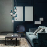 Igloo Pendant by Sylcom, Color: Milk White Clear - Sylcom, Clear, Blue, Smoke - Vistosi, Grey, Gold, Topaz - Sylcom, Finish: Polish Chrome, Polish Gold, | Casa Di Luce Lighting