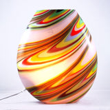 Fenicio Table Lamp by Murano Arte, Color: Aquamarine, Orange, Green, Lilac, White, Size: Medium, Large, | Casa Di Luce Lighting
