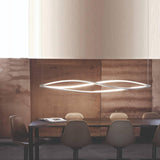 In the Wind Horizontal Pendant by Nemo, Finish: White, Black, Gold, Grey, Color Temperature: 2700K, 3000K, | Casa Di Luce Lighting