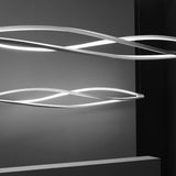 In the Wind Horizontal Pendant by Nemo, Finish: White, Black, Gold, Grey, Color Temperature: 2700K, 3000K, | Casa Di Luce Lighting