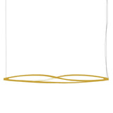 In the Wind Horizontal Pendant by Nemo, Finish: Gold, Color Temperature: 3000K, | Casa Di Luce Lighting