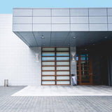 Indio Square Outdoor Wall Sconce by Kuzco, Finish: Nickel Brushed, White, Espresso, , | Casa Di Luce Lighting