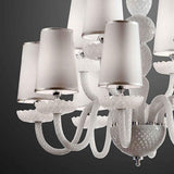 Chandelier 284 by Italamp, Color: Transparent, Black, White, Finish: Shiny Nickel-Italamp, Iron Grey-Italamp, | Casa Di Luce Lighting