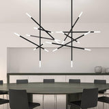 Jax LED Chandelier by Sonneman, Finish: Black, White, , | Casa Di Luce Lighting
