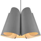 Julieta Pendant by Weplight, Color: Grey Oak, Size: Large, | Casa Di Luce Lighting