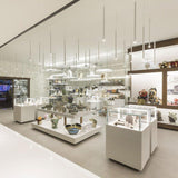 Anthracite Grey / Polished Nickel Virtus Suspension by Axo Light