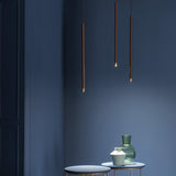 Rust Brown / Polished Gold Virtus Suspension by Axo Light