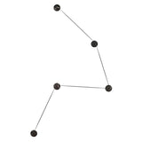 Azou Wall Installation by Kundalini, Finish: White Marble, Black Marble, Green Onyx, Number of Lights: 3 Light (For All Finishes), 5 Light (For White and Black Marble), 7 Light (For White and Black Marble), 5 Light (For Green onyx), 7 Light (For Green onyx), | Casa Di Luce Lighting