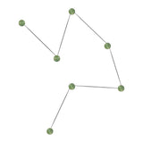 Azou Wall Installation by Kundalini, Finish: White Marble, Black Marble, Green Onyx, Number of Lights: 3 Light (For All Finishes), 5 Light (For White and Black Marble), 7 Light (For White and Black Marble), 5 Light (For Green onyx), 7 Light (For Green onyx), | Casa Di Luce Lighting