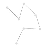 Azou Wall Installation by Kundalini, Finish: White Marble, Black Marble, Green Onyx, Number of Lights: 3 Light (For All Finishes), 5 Light (For White and Black Marble), 7 Light (For White and Black Marble), 5 Light (For Green onyx), 7 Light (For Green onyx), | Casa Di Luce Lighting