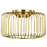 Kai 15 Ceiling Light By Tech Lighting, Finish: Plated Brass