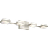 Kamden 4-Light Bath Bar by Tech Lighting, Finish: Nickel Satin, Light Option: 277 Volt LED, | Casa Di Luce Lighting