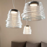 Bibendum Suspension by Karman, Color: White, Clear, Light Option: E12, LED, E26, Size: Small, Medium, Large | Casa Di Luce Lighting