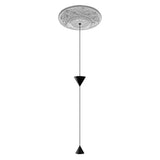 Moonbloom 2 Light Pendant Light by Karman, Light Option: 2700K LED, 3000K LED, Size: Small, Large, | Casa Di Luce Lighting