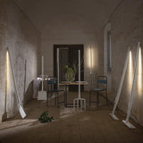Tobia Rake Shape Floor Lamp in dinning room