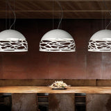 Kelly Dome Pendant by Lodes, Finish: Black Matte, White Matte, Bronze, Champagne, Size: Small, Medium, Large, | Casa Di Luce Lighting