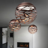 Kelly Sphere Pendant by Lodes, Finish: Bronze, White Matte, Size: Small, Medium, Large, | Casa Di Luce Lighting