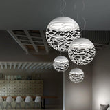 Kelly Sphere Pendant by Lodes, Finish: Bronze, White Matte, Size: Small, Medium, Large, | Casa Di Luce Lighting