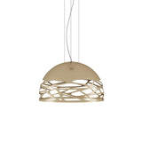 Kelly Dome Pendant by Lodes, Finish: Black Matte, White Matte, Bronze, Champagne, Size: Small, Medium, Large, | Casa Di Luce Lighting