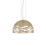 Kelly Dome Pendant by Lodes, Finish: Black Matte, White Matte, Bronze, Champagne, Size: Small, Medium, Large, | Casa Di Luce Lighting