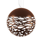 Kelly Sphere Pendant by Lodes, Finish: Bronze, White Matte, Size: Small, Medium, Large, | Casa Di Luce Lighting