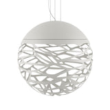 Kelly Sphere Pendant by Lodes, Finish: White Matte, Size: Large, | Casa Di Luce Lighting