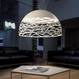 Kelly Dome Pendant by Lodes, Finish: Black Matte, White Matte, Bronze, Champagne, Size: Small, Medium, Large, | Casa Di Luce Lighting