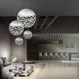 Kelly Sphere Pendant by Lodes, Finish: Bronze, White Matte, Size: Small, Medium, Large, | Casa Di Luce Lighting