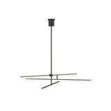 Klee 6 Light Chandelier by Tech Lighting, Finish: Black, Natural Brass, Polished Nickel, , | Casa Di Luce Lighting