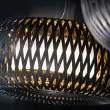 Kalatos Ceiling Light by Slamp, Color: Prisma-Slamp, Black/Gold, , | Casa Di Luce Lighting