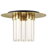 Kola Ceiling Light By Tech Lighting, Size: Small, Finish: Natural Brass